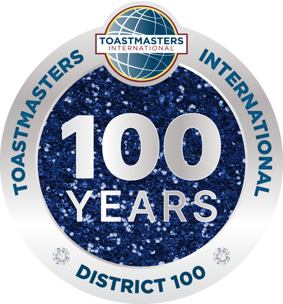 District 100 Centennial Logo Sparkle